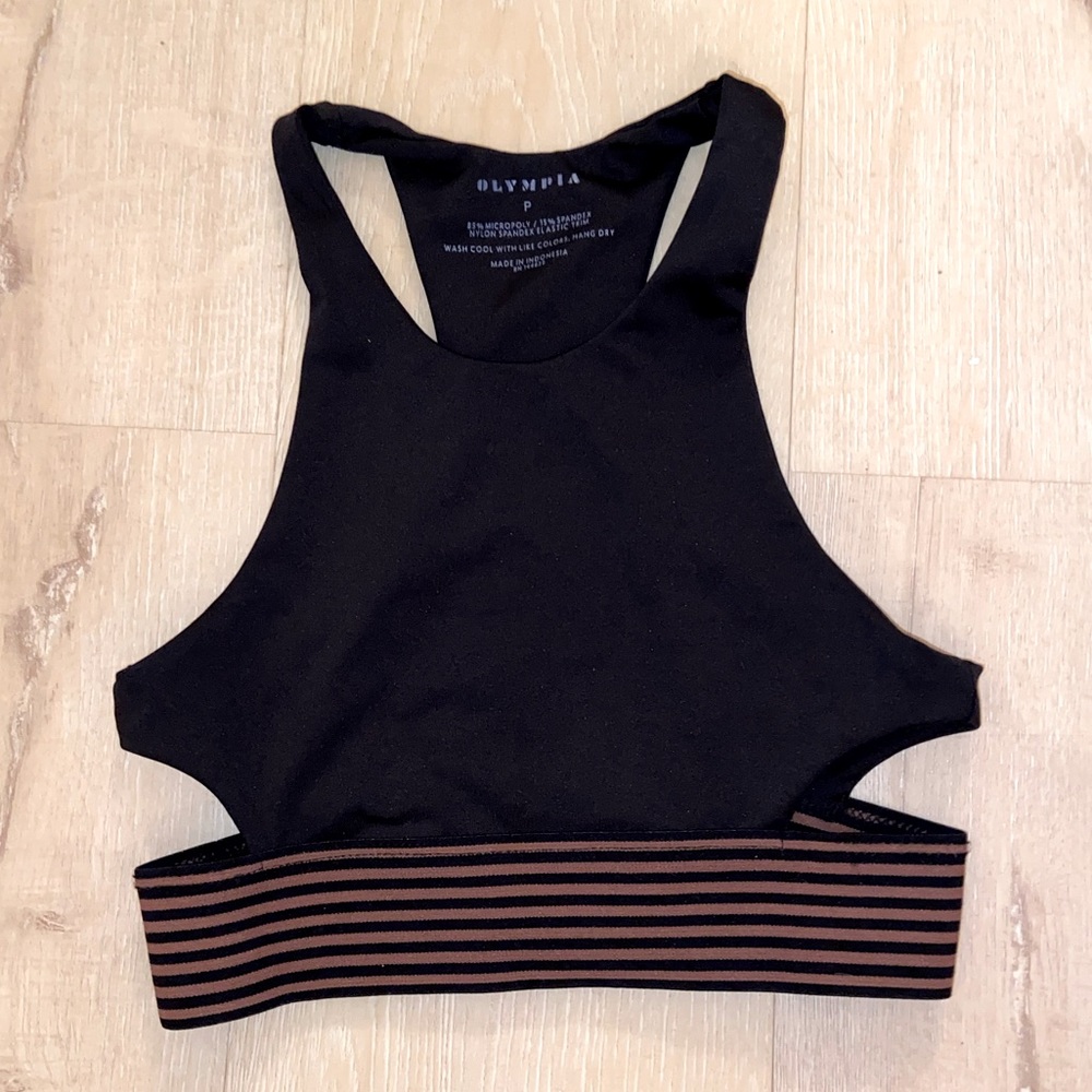 Olympia Workout/Swim Cut-Out Top